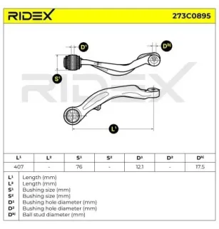 Braccio sospensione per BMW- 31106770686 6770686
