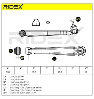 Braccio sospensione per HYUNDAI - 5521038000, KIA - 5521038000