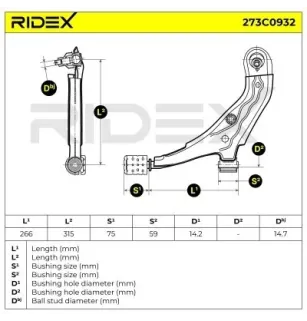 Suspension arm for NISSAN- 545010M060, 545010M010, 545010M020 545014B000