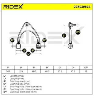 Querlenker für LEXUS - 4861059025, TOYOTA - 4861059025