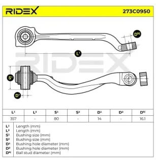 Brazo de suspensión para MERCEDES-BENZ- 2123300305, 2123302911, 2123303900, A2123302911 A2123303900