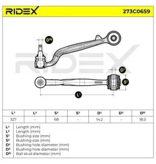 Querlenker für LAND ROVER - RBJ000060, RBJ000061, RBJ000062, RBJ000710, RBJ500710 RBJ500920