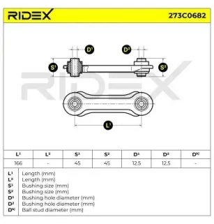 Querlenker für MITSUBISHI- 4117A007 MR403485