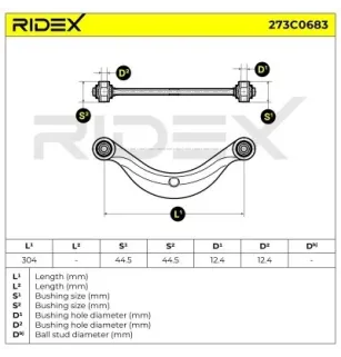 Brazo de suspensión para MAZDA- G26A28C10, GJ6A28C10A GP9A28C10
