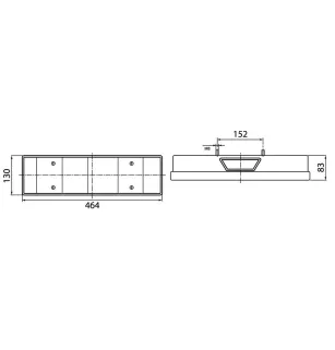 LC7 - Luz trasera derecha, Alarma, conexión AMP 1.5 - 7 canales laterales vignal 169380