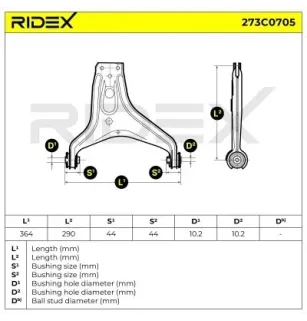 Querlenker für AUDI VW- 895407148A
