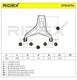 Querlenker für AUDI - 895407147A