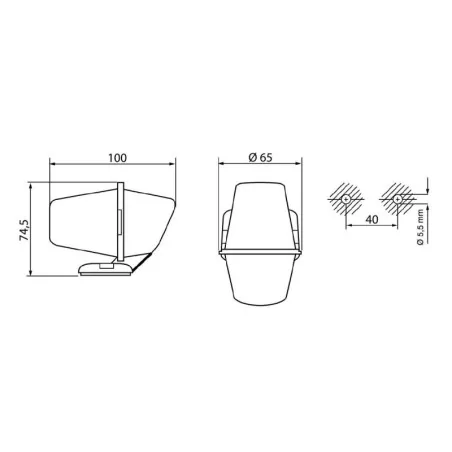 FE80 - Feu de position avant Ampoules 12/24V cristal vignal 180010