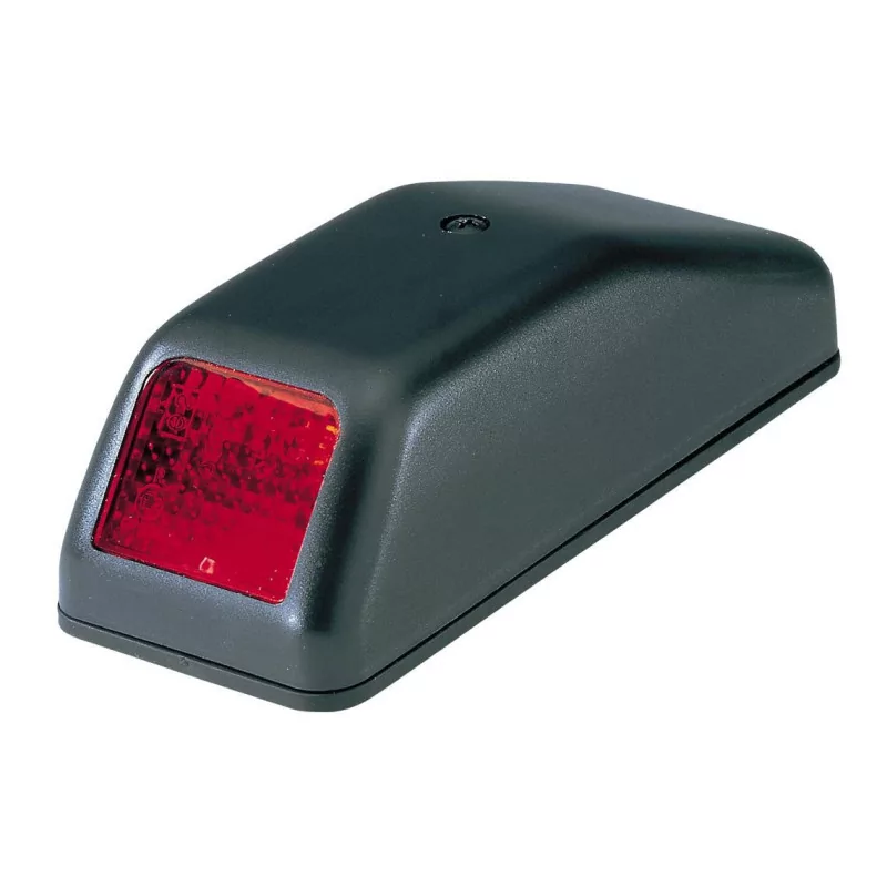 FE85 - Luz de posição traseira vermelha com sola curvada 185030 FE85 - Luz de posição traseira vermelha com sola curvada 185030