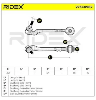 Bras de suspension pour BMW- 31126852991 6852991