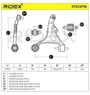 Bras de suspension pour VOLVO- 30760586