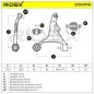 Bras de suspension pour VOLVO- 30760586