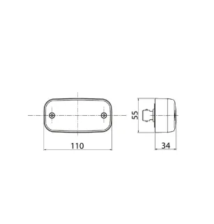 FE98 - Feu de position avant Ampoules 12/24V cristal vignal 198050