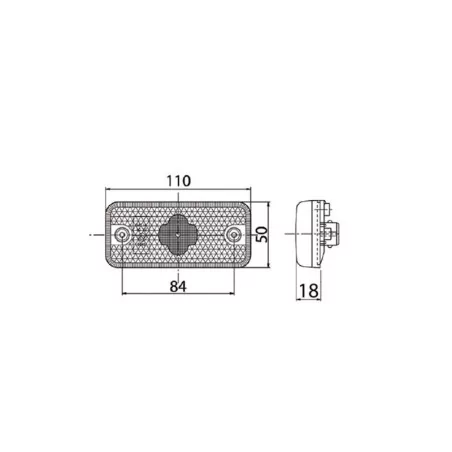 SMD98 LED - Feu de position latéral LED 12Vambre Renault Trucks vignal 198510