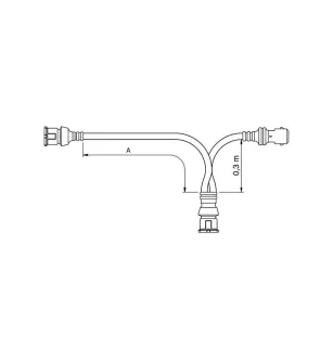 FCA – JPTF/JPTM-Kabelbaum 5,8 m, Vignal 280069
