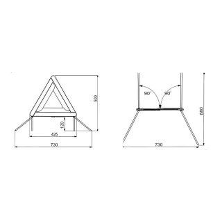 TRI - Vignal warning triangle D10596
