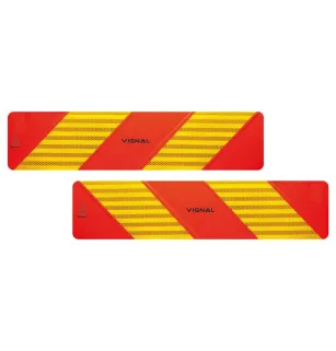 R70 - 2 ECE 70/01 Targhe in alluminio 1 mm 565 x 130 vignal D10900