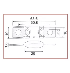 Specific power fuses for starter protection