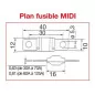 FUSIBLE MIDI 40 AMPERES