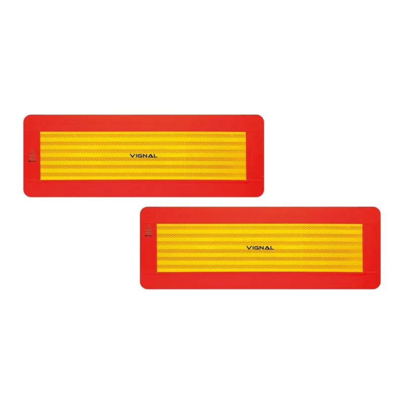 R70 - 2 ECE 70/01 trailer adhesive plates 565 x 195 vignal D11259 R70 - 2 ECE 70/01 trailer adhesive plates 565 x 195 vignal D11259
