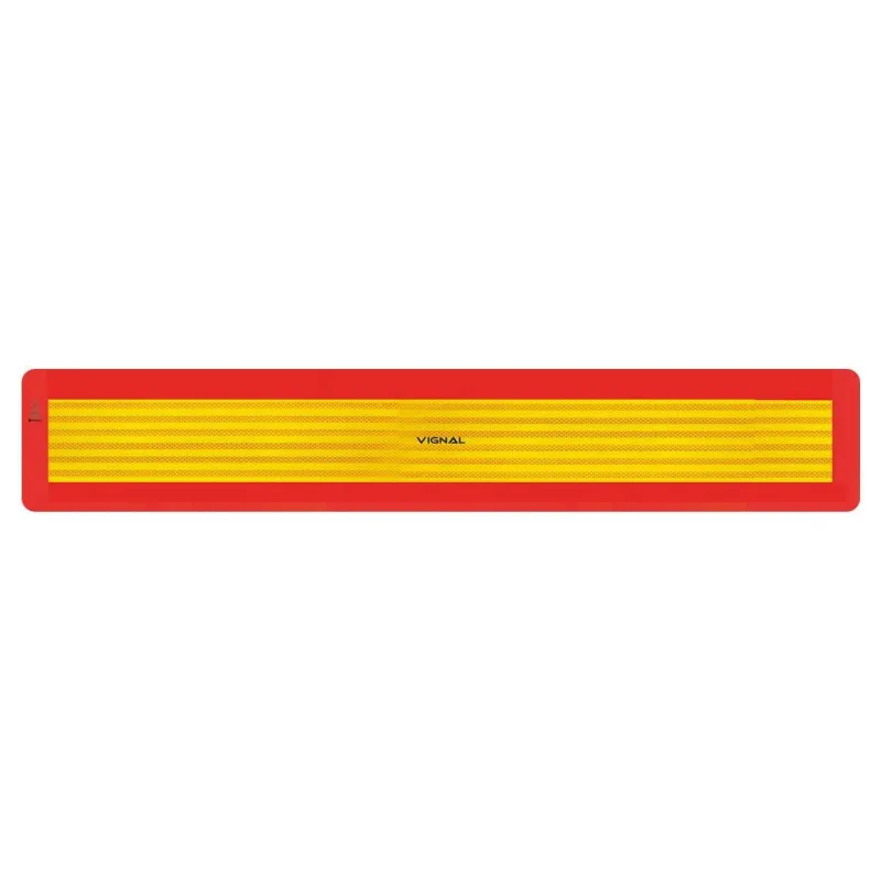 R70 - 1 Plate ECE 70/01 trailers Alu 1mm 1130 x 195 vignal D11263