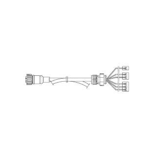 FCA - Cablaggio fanale posteriore 7 vie per modulo di giunzione 2500 mm vignal D11626