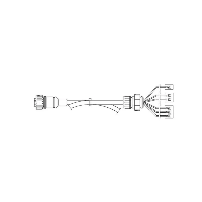FCA - Cablaggio fanale posteriore 7 vie per modulo di giunzione 2500 mm vignal D11626 FCA - Cablaggio fanale posteriore 7 vie per modulo di giunzione 2500 mm vignal D11626