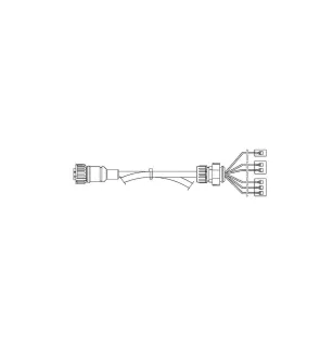 FCA - Cablaggio fanale posteriore 7 vie per modulo di giunzione 4300 mm VIGNAL D11627