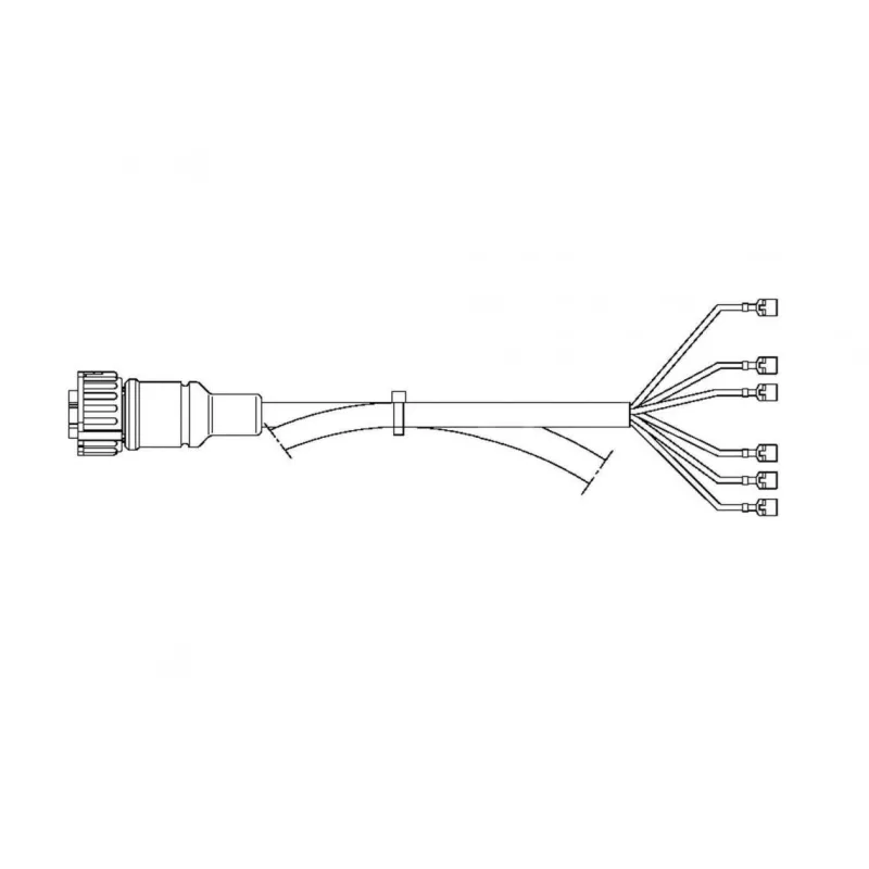 FCA - 7-Wege-Rücklichtkabelbaum 2500 mm Vignal D11628 FCA - 7-Wege-Rücklichtkabelbaum 2500 mm Vignal D11628