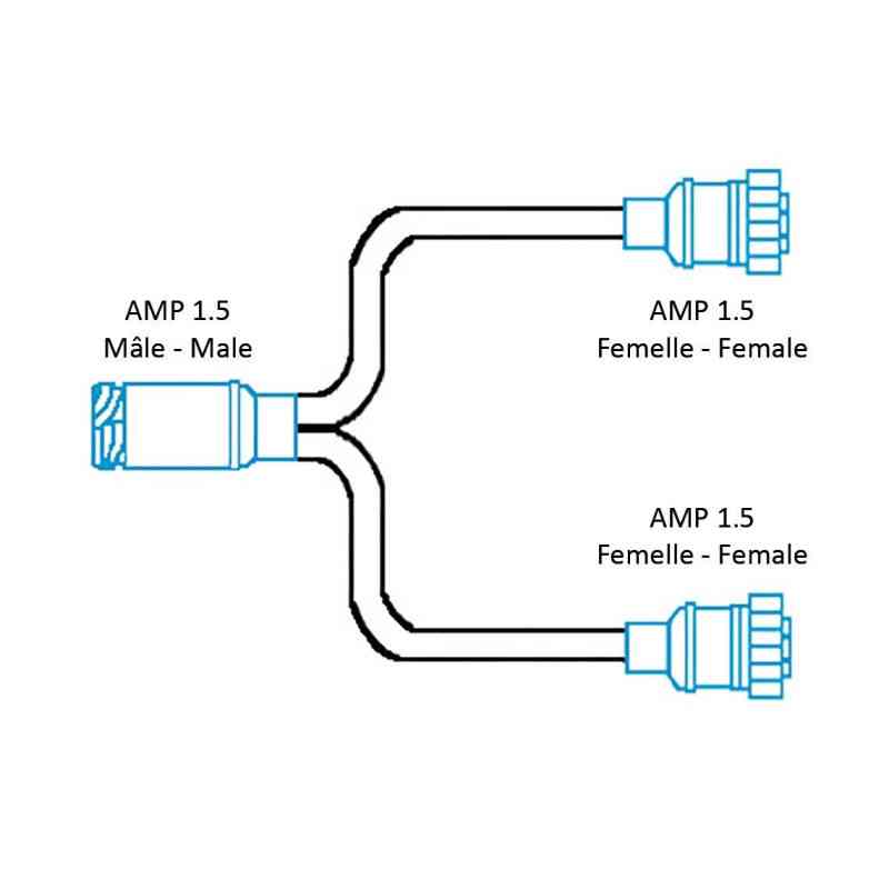 FCA - AMP 1.5 light doubler - 7 ways vignal D11689 FCA - AMP 1.5 light doubler - 7 ways vignal D11689