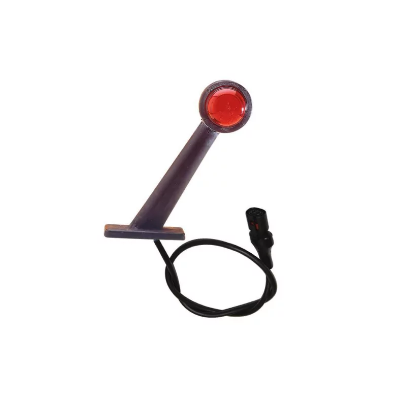 DX - Luce d'ingombro e luce d'ingombro 12/24V cristallo + lampadine rosse da collegare a LC8 DX - Luce d'ingombro e luce d'ingombro 12/24V cristallo + lampadine rosse da collegare a LC8