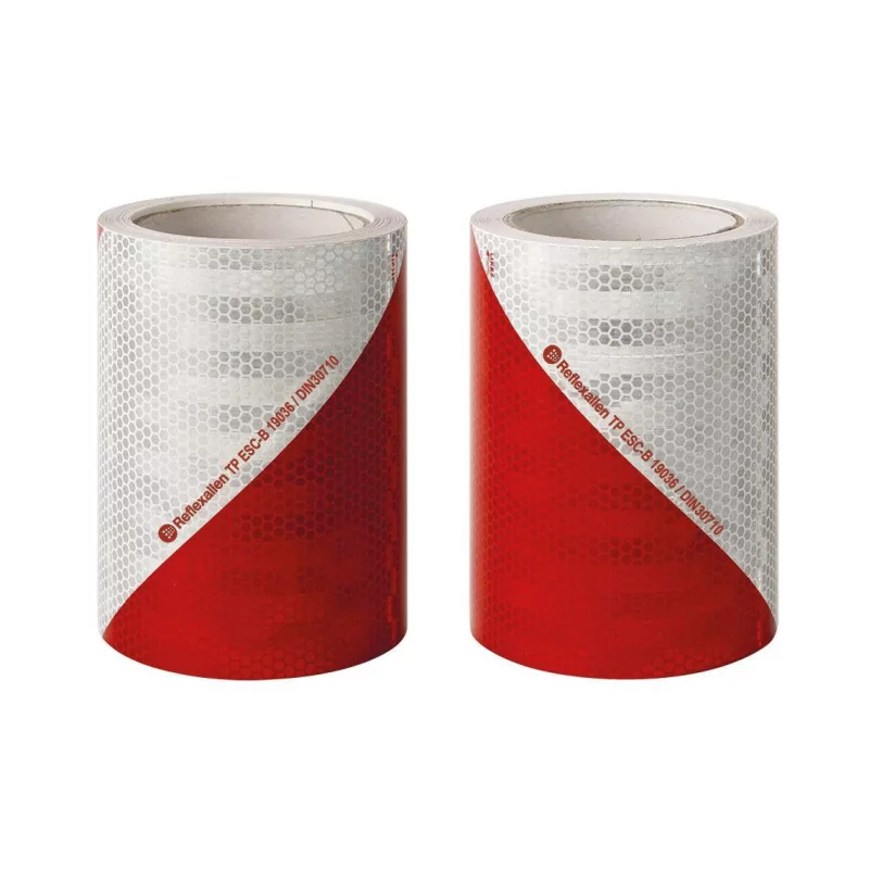 BA - Set rouleaux Chevron Rouge/Blanc Classe B 9 m VIGNAL D11955