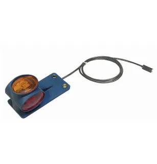DX - Clearance and marker light 12/24V bulbs crystal + red + amber click in cable