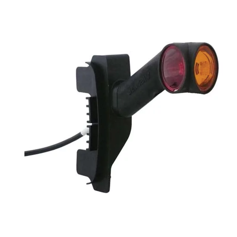 DXLC8 - Clearance light Bulbs 12/24V crystal + red + amber mounting on LC8