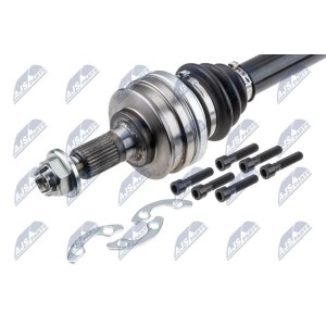 Demi-arbre De Transmission Arrière PORSCHE BOXSTER/CAYMAN 987 09-12 - 98733202450, 98733202451, 98733202452