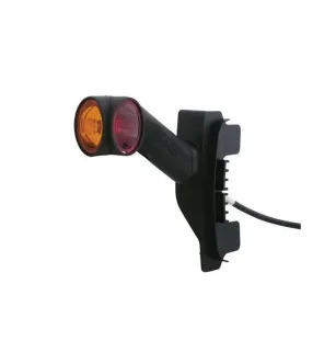 DXLC8 - Lámparas de luz de gálibo y gálibo 12/24V cristal + rojo + ámbar montaje en LC8