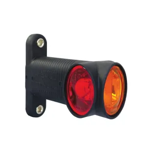 DX LED - Luz de gálibo LED simétrica 12/24V cristal + rojo + ámbar VIGNAL D14030
