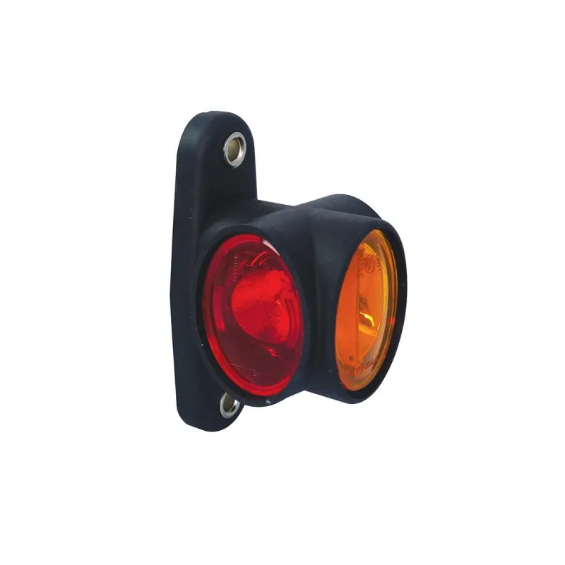 DX LED - 12/24V LED symmetrical clearance light crystal + red + amber VIGNAL D14031 DX LED - 12/24V LED symmetrical clearance light crystal + red + amber VIGNAL D14031
