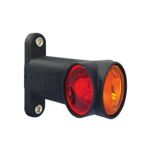 DX LED - Luz de gálibo LED simétrica 12/24V cristal + rojo + ámbar VIGNAL D14034