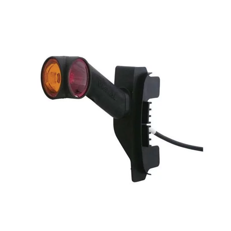 DXLC8 - Luce d'ingombro e luce d'ingombro a LED 12/24V cristallo + rosso + ambra montaggio su LC8 DXLC8 - Luce d'ingombro e luce d'ingombro a LED 12/24V cristallo + rosso + ambra montaggio su LC8