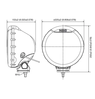 ALPHA 225 XENON - XENON auxiliary light 12/24V VIGNAL D14165