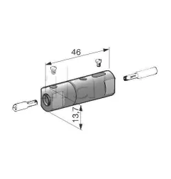 Porte-fusibles pour fusibles verre 5 x 20 mm