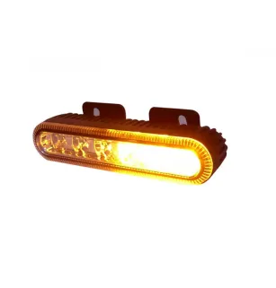 DL lang - Lange bernsteinfarbene LED-Einbauleuchte VIGNAL D14190