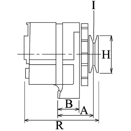 Lichtmaschine 14 Volt 72 A, Prestolite 8MA2014P, Delco DRZ0104