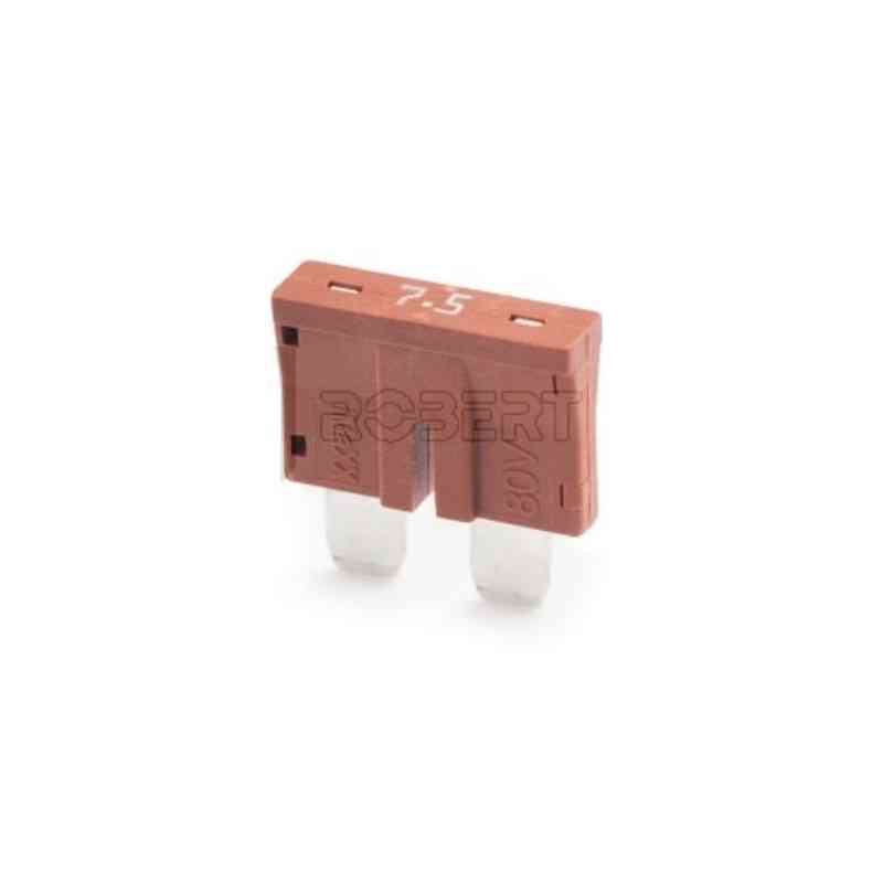 Fusível UNIVERSAL 80 Volts - Veículo elétrico especial - ISO8820 7,5A Fusível UNIVERSAL 80 Volts - Veículo elétrico especial - ISO8820 7,5A