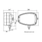 3800 LED - Feu de conduite gauche ECE LED 12/24V VIGNAL D14380