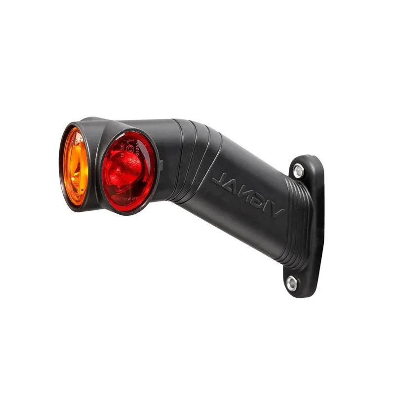 DX LED - Linke Umrissleuchte LED 12/24V Kristall + Rot + Bernstein VIGNAL D14421 DX LED - Linke Umrissleuchte LED 12/24V Kristall + Rot + Bernstein VIGNAL D14421