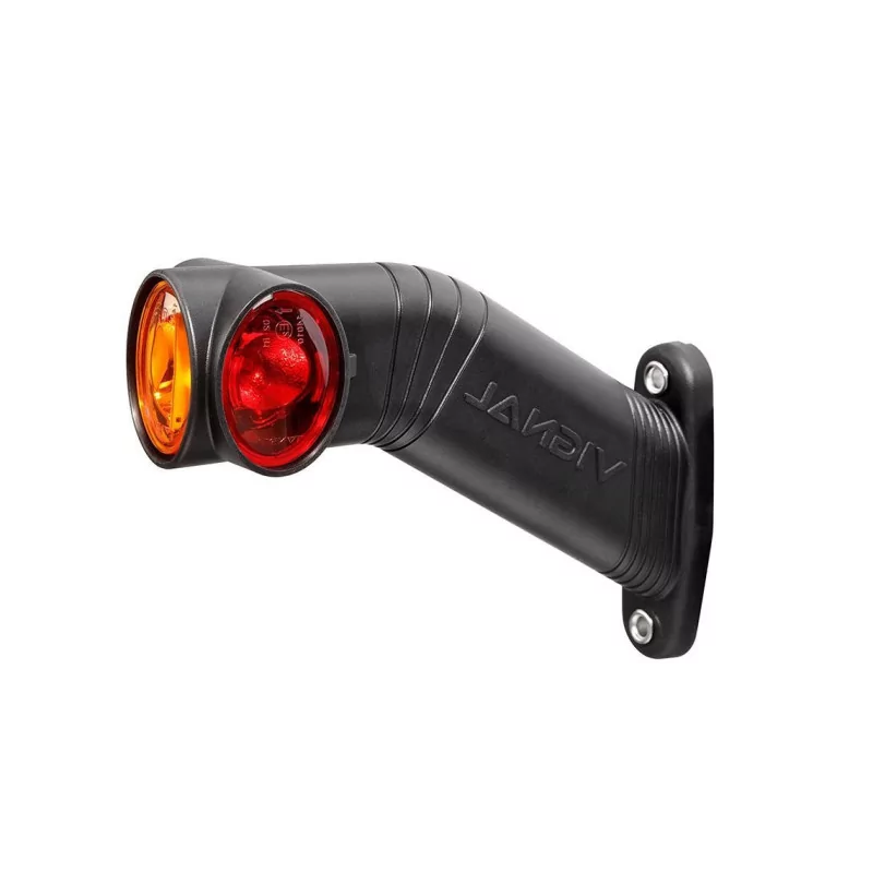 DX LED - Luz de gálibo izquierda LED 12/24V cristal + rojo + ámbar VIGNAL D14423 DX LED - Luz de gálibo izquierda LED 12/24V cristal + rojo + ámbar VIGNAL D14423