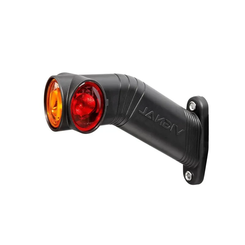 DX LED - Linke Umrissleuchte LED 12/24V Kristall + Rot + Bernstein VIGNAL D14425 DX LED - Linke Umrissleuchte LED 12/24V Kristall + Rot + Bernstein VIGNAL D14425