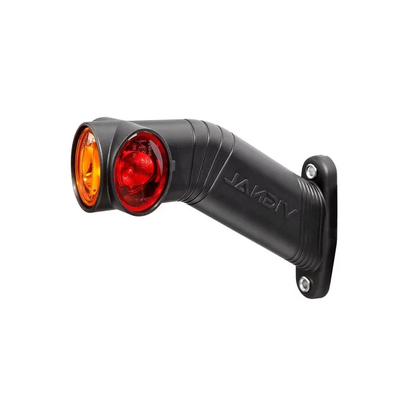 DX LED - Luz de gálibo izquierda LED 12/24V cristal + rojo + ámbar VIGNAL D14425